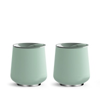 The Picnic Tumbler Set - The Picnic Tumbler Set - Ruby 12 oz (Set of 2) / Mint Chip | Fellow - media thumbnail