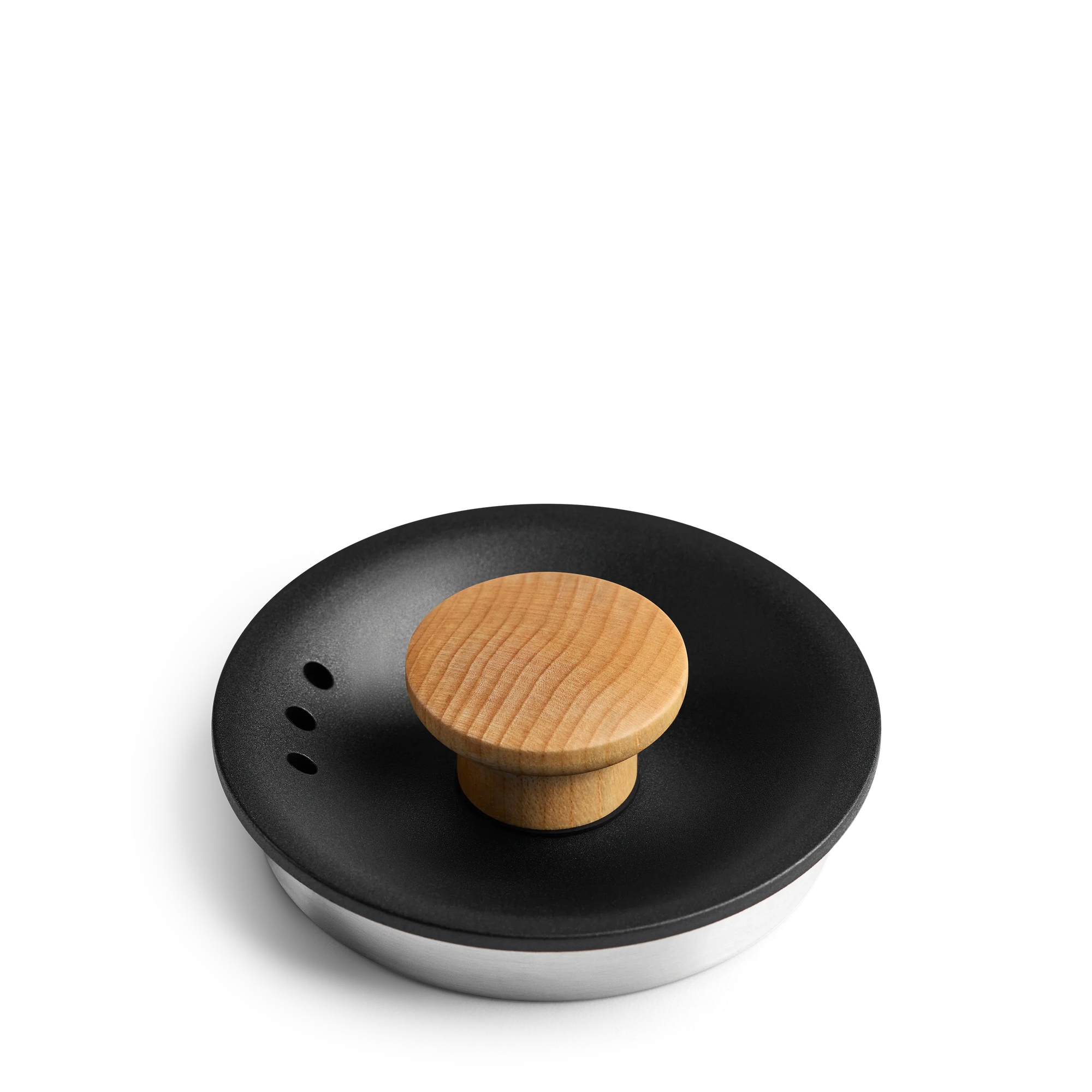 Stagg EKG Lid with Lid Pull - Stagg EKG Lid with Lid Pull - Stagg EKG / Matte Black + Maple | Fellow