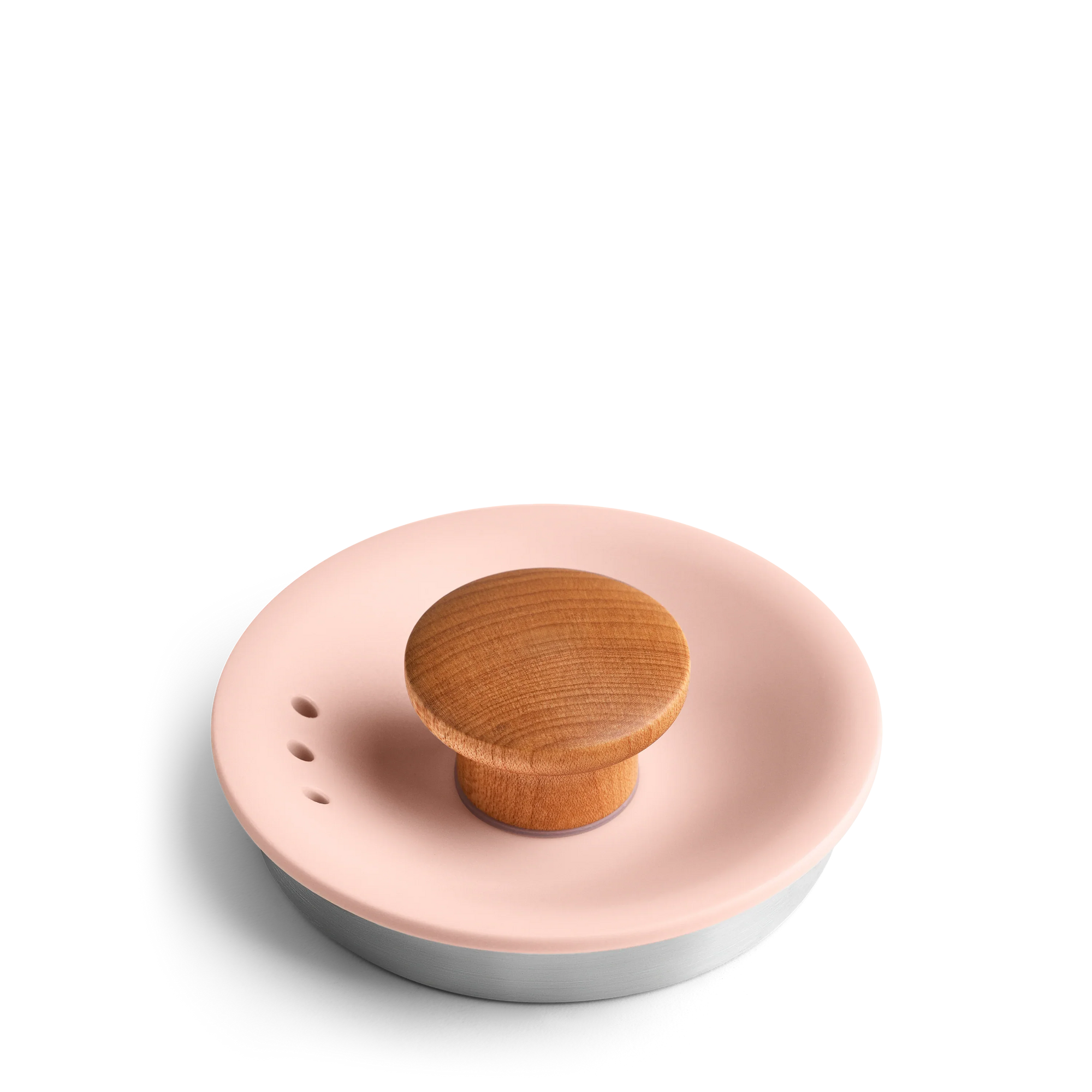Stagg EKG Lid with Lid Pull - Stagg EKG Lid with Lid Pull - Stagg EKG / Warm Pink + Maple | Fellow