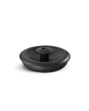 Black, round Fellow Aiden Precision Coffee Maker thermal carafe lid with central handle.