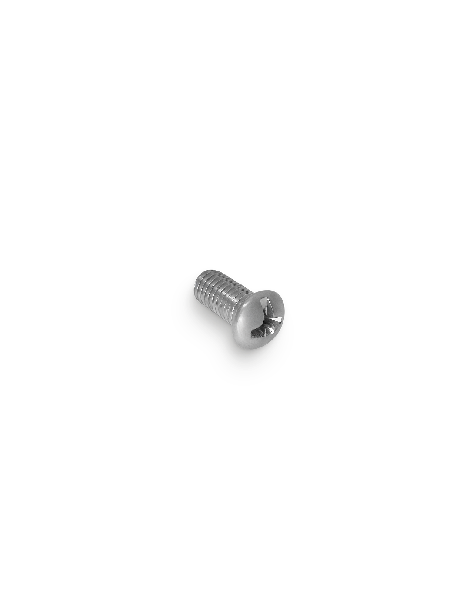 A single Fellow Ode Grinder Calibration Screw on a white background.