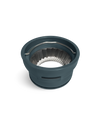 Fellow Opus C6-40 Burly Burrs Outer Burr, dark gray with open handle, on white background.