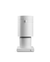Fellow Opus Conical Burr Grinder with cylindrical top and base dial, on a white background.