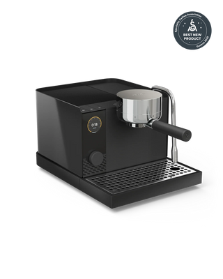 Fellow Espresso Series 1 in black with digital display, modern look, and consistent espresso.