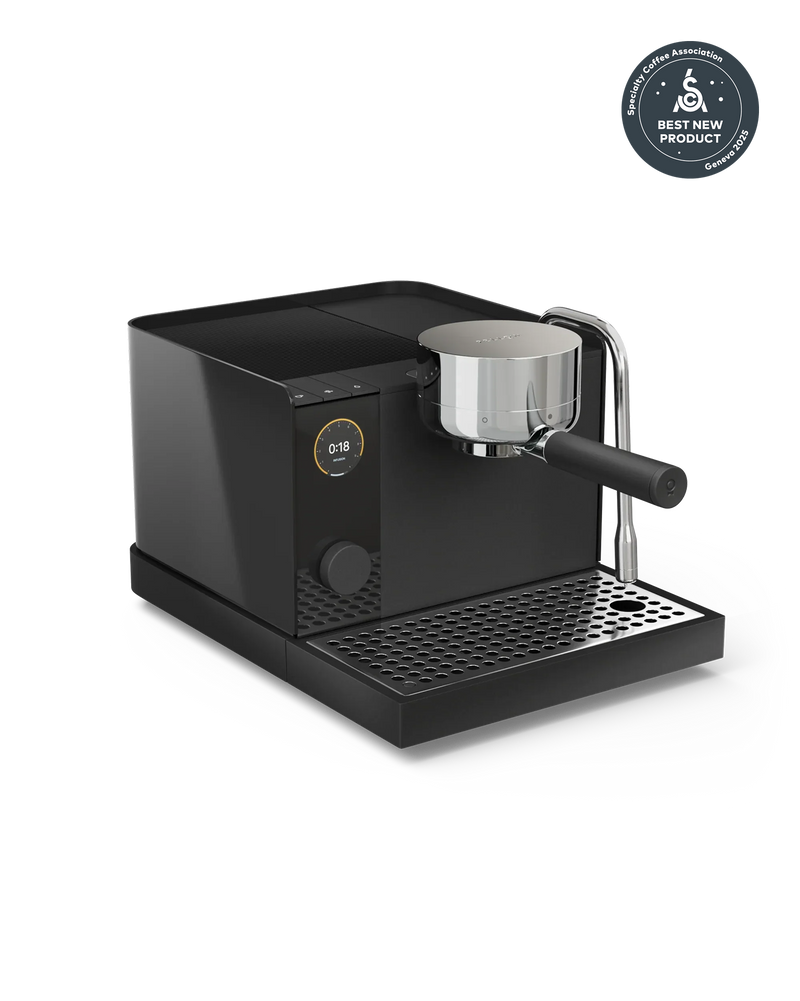 Fellow Espresso Series 1 in black with digital display, modern look, and consistent espresso.
