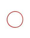 A Fellow Dispersion Block Seal, circular and red, set against a plain white background.