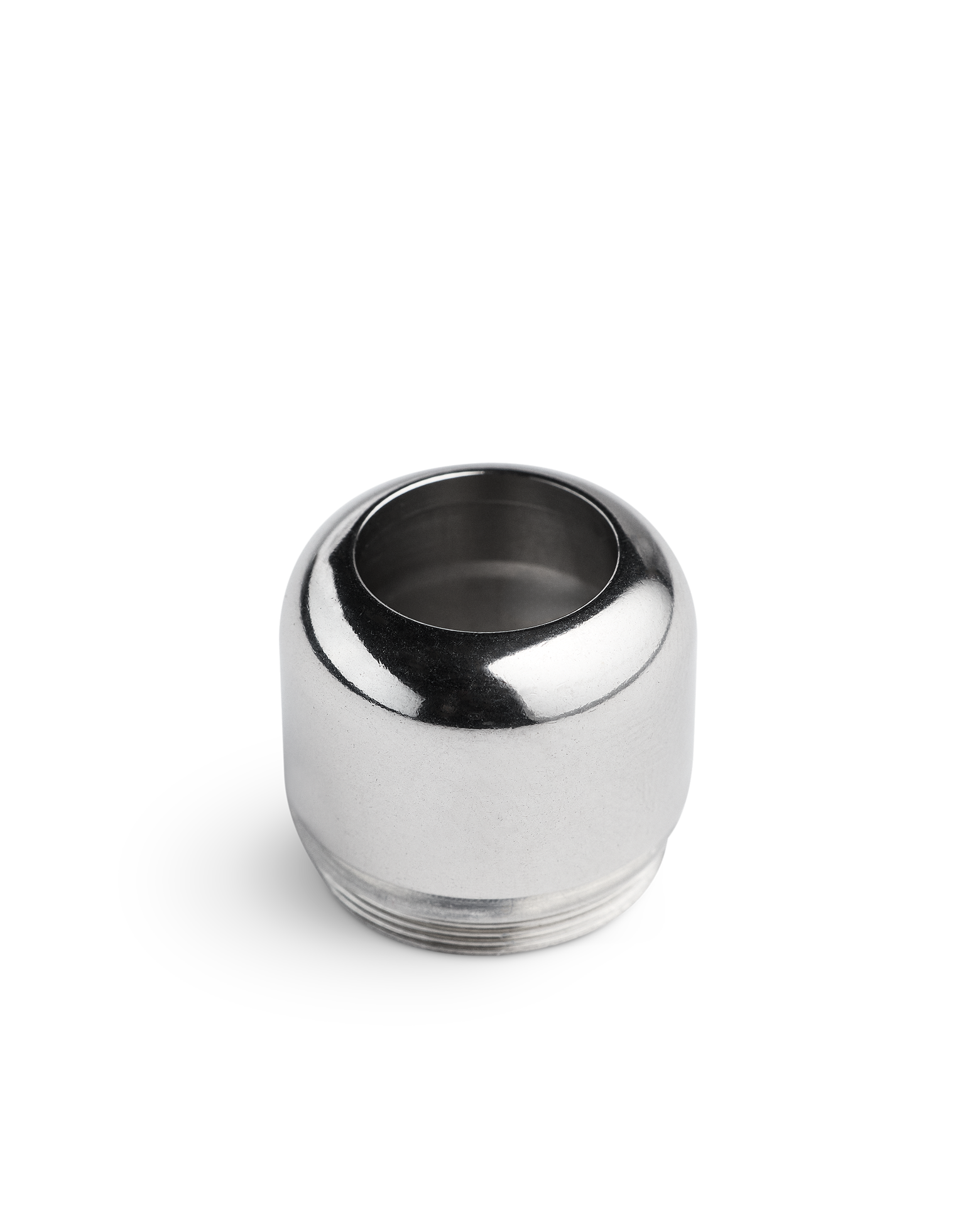 Fellow Series 1 Steam Wand Tip—shiny metal, threaded, replacement for espresso machine.