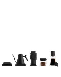 Fellow Build Your Own Brew Bar: scale, kettle, grinder, beans jar, and carafe included.