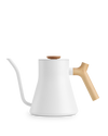 Fellow Stagg EKG Matte White + Maple replacement body, fits Electric Clyde base or stovetop.
