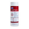 Pasquini Coffee Co. Cafiza Cleaning Powder: effective espresso machine cleaner, red/white label.