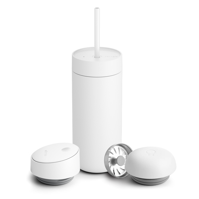 Carter 3-in-1 Sip System-Matte White-Fellow