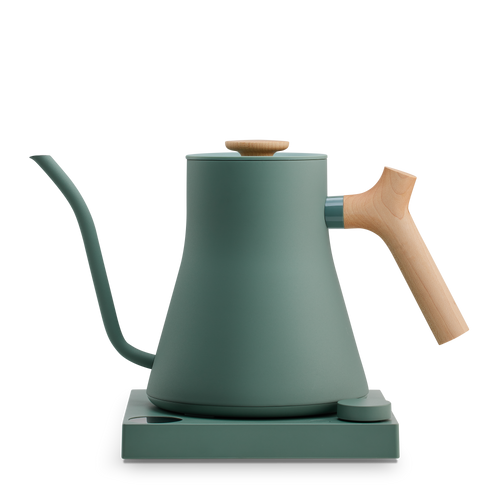 Stagg EKG Pro Electric Kettle-Wooden Accents: Smoke Green + Maple-Fellow
