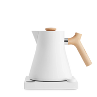 Rebrew Corvo EKG Electric Kettle - Rebrew Corvo EKG Electric Kettle - Matte White + Maple | Fellow - media thumbnail