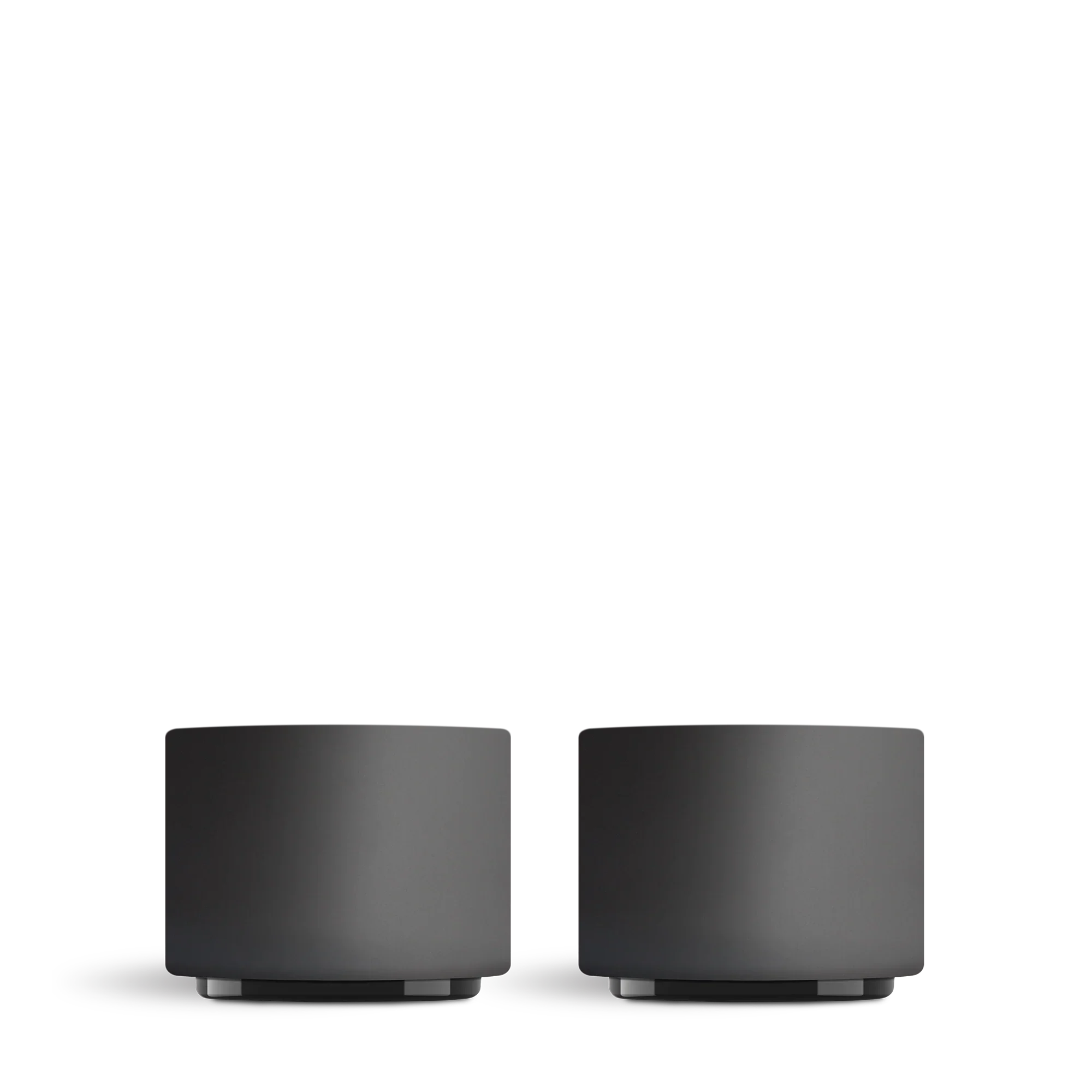 Matte Black / Demitasse 3.0 oz / Set of 2