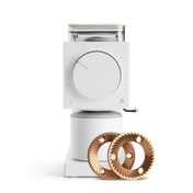 Matte White with Upgraded SSP Burrs