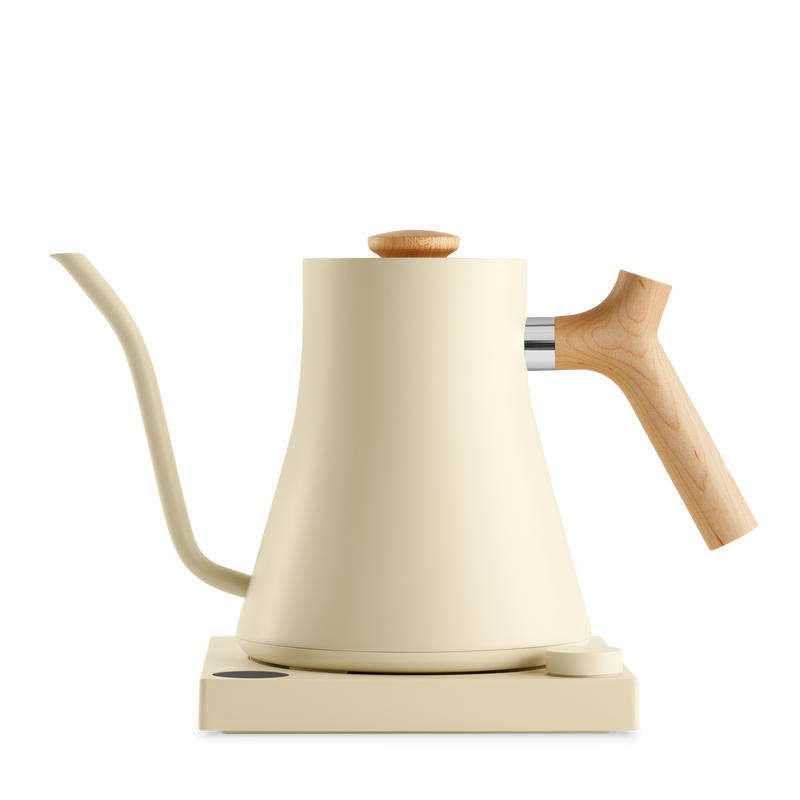 Stagg EKG Electric Kettle-Wooden Accents: Cream + Maple-Stagg EKG 0.9 L-Fellow