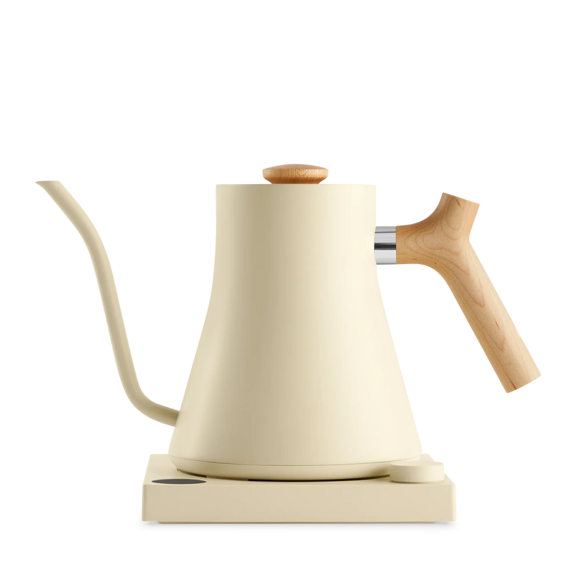 Rebrew Stagg EKG Electric Kettle - Rebrew Stagg EKG Electric Kettle - Cream + Maple | Fellow