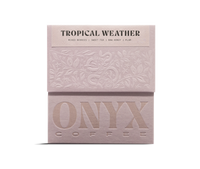 Pink colored Onyx tropical weather box - media